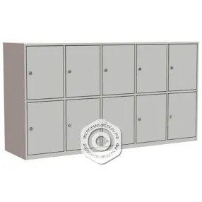 шкаф для сумок на 10 ячеек (800х1500х400)