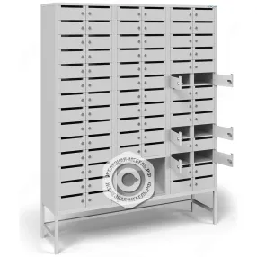 шкаф абонентский ша-78-п (78 ячеек + 1 полка)