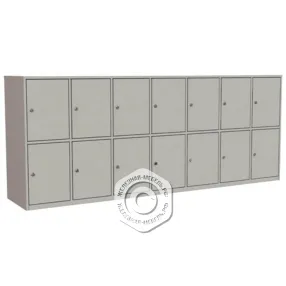 шкаф для сумок на 14 ячеек (800х2000х400)