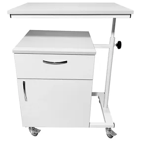 тумба медицинская md тм 13.04 с поворотным столиком (белый)