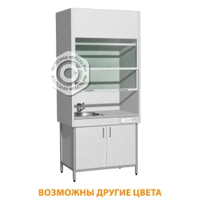 шкаф вытяжной металлический «премиум» (столешница керамика) шмв-3 (1000х680х2200)